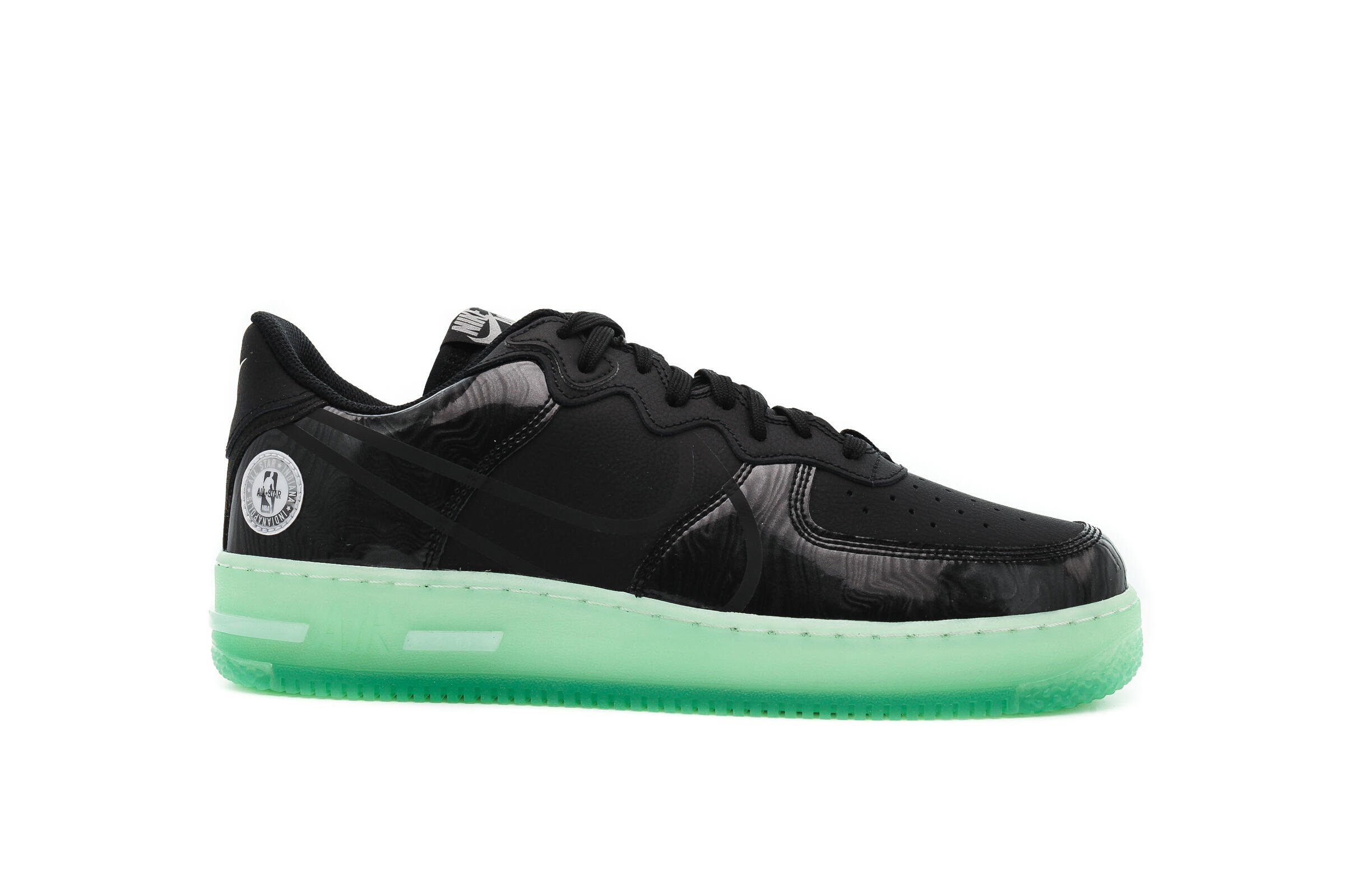 Black and green nike air force 1 online